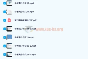 上海名师顾老师中考作文满分特训营视频课程
