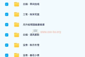 月升绘馆绘画课程合集·11套系统教学