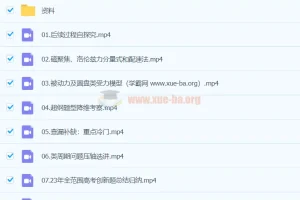 2024高三高考 王羽物理三轮冲刺 直播+录播全程精讲