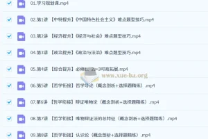 2027高中高二政治 周峤矞 暑假班