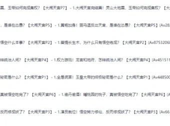 B站充电专属《大闹天宫》深度解读系列七集全