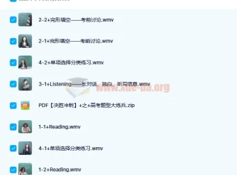 高中英语提分冲刺：高考题型大练兵全攻略