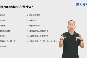 财务BP实战特训营：业财融合核心技能与决策支持全攻略