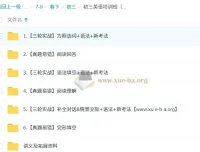 2025宋玥初三英语中考冲刺班（春下·全国版·A+）系统课程
