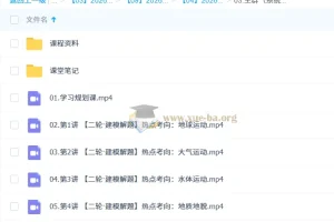王群高中地理2026高三二轮系统寒假班 高考地理建模解题专项突破