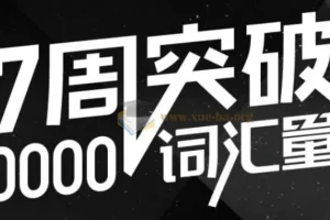 英语万词班全套课程资料（44节精讲视频+配套音频+讲义）
