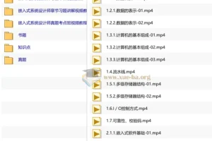 软考嵌入式系统设计师备考全套课程与真题资料