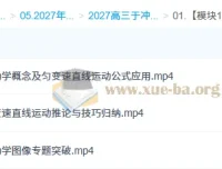 2027高三物理一轮复习精品课 于冲主讲 直线运动专题突破