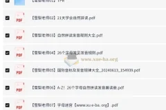 雪梨老师小学英语王炸学习资料合集，25套核心资源一站式收齐