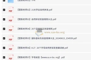 雪梨老师小学英语王炸学习资料合集，25套核心资源一站式收齐