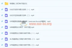 2024高二物理寒假提升课程 夏梦迪物理下学期同步精讲