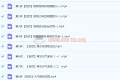 2023高三地理周欣暑假班 自然地理核心考点精讲