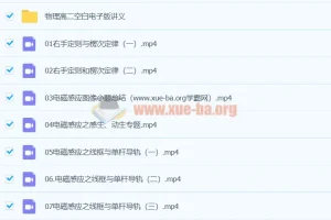 2024高二物理寒假提升课程 夏梦迪物理下学期同步精讲