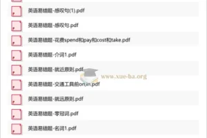Nina英语易错题：语法手绘笔记+专项PDF，精准攻克考试高频陷阱题