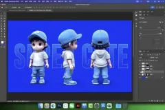 Photoshop与AIGC商业设计实战：9大案例全流程教学
