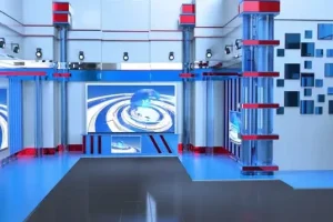 专业绿幕素材大合集：虚拟演播厅与新闻背景资源库