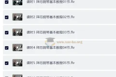 拜厄钢琴基本教程：于斯课堂完整视频精讲+配套教材PDF