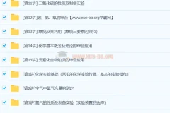 初中化学初三上学期拓展提高（秋季）15讲全 江成主讲