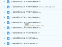 2025小升初语文总复习专项知识点46套Word文档合集