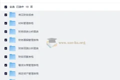 200套专业财务表格精美模板，覆盖全场景财务工作需求
