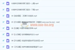 2024高三高考生物 万猛生物 二轮 寒假班 精讲课程