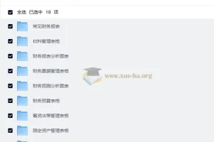 200套专业财务表格精美模板，覆盖全场景财务工作需求