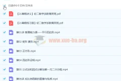 大智老师2021寒假初二数学直播菁英班（浙教版）全套视频课程+讲义练习册