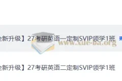 2027考研英语唐迟有道领学班全程系统课