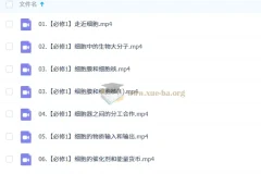 2027高中高一生物 张继光 暑假班 必修1同步提升课程