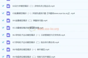 2024高三高考物理 崔春雨 春季班 二轮专题突破课程