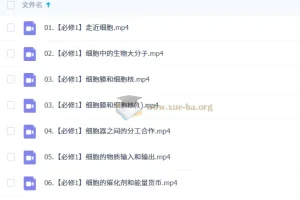 2027高中高一生物 张继光 暑假班 必修1同步提升课程