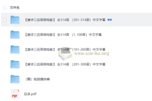 唐诗三百首微电影314集全 儿童国学启蒙动画视频课程 跟着电影学古诗