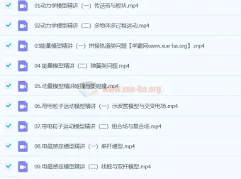 2024高三高考物理 崔春雨 春季班 二轮专题突破课程