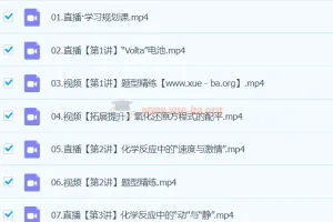 2024高一化学 林森化学S寒假班 视频课程+配套讲义笔记