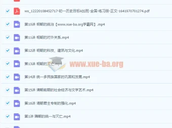 2022初中历史 初一历史春季 都运欢【完结】