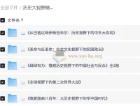 历史大视野精品书系：多维视角下的世界与中国