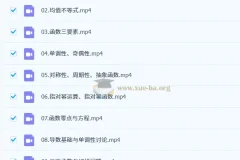 2027高三高考数学一轮复习 小火车系统课 函数导数三角函数全专题