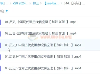 2024中考历史复习冲刺：五大专题线索梳理，考前高效提分