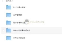 初中化学全国通用视频课程合集 系统精讲与专项突破