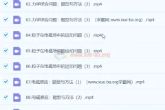 2024高三高考物理二轮复习 坤哥物理全套串讲与题型突破