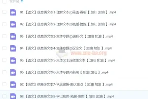 2024中考语文信息类文本一本通：8讲视频精讲，系统攻克阅读难点
