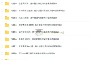 2026高中语文全程复习方略强基版 全专题精讲精练
