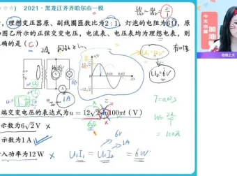 2024高二物理冲顶班：彭娟娟精讲单棒/振荡电路/机械波/光学