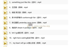 英语老师带你听歌学英语：102首经典金曲精讲视频合集