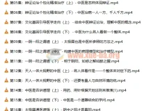 潘毅《闻道中医—推天檤以明医事》全35集视频课程