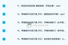 SF老师梗妹英文：英文歌学发音五合一课程合集