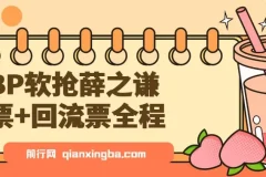大麦BP软抢薛之谦演唱会门票+回流票全程实战教程（含软件）