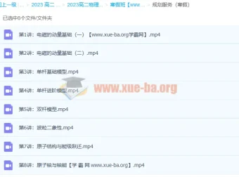 赵星义2023高二物理寒假班：电磁感应与动量综合提升