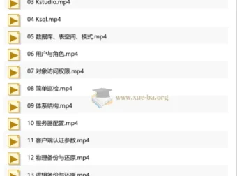 金仓认证KCP培训课程：KingbaseES数据库运维实战精讲