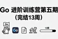 Go进阶训练营第五期（13周完结）对标字节2-2级能力模型